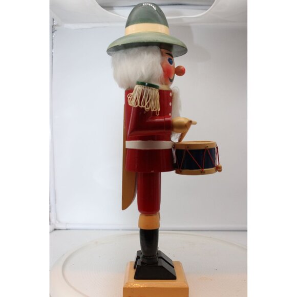 Wooden Nutcracker - German - Army Drummer - 1970s - Picture 4 of 6